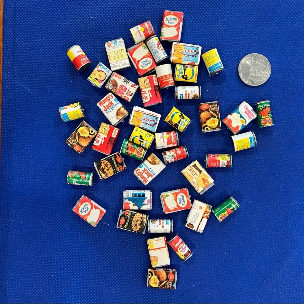 Vintage 1970's mini food